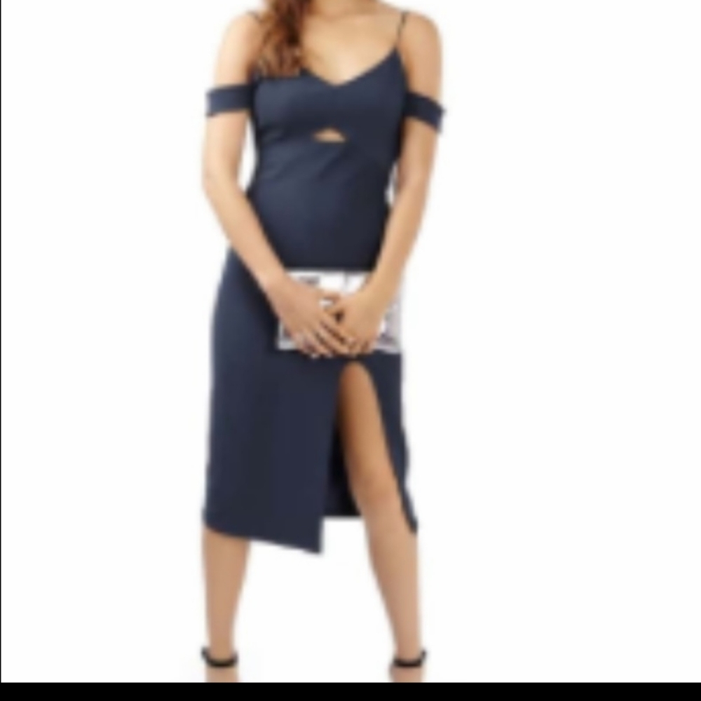 Topshop cold shoulder dress